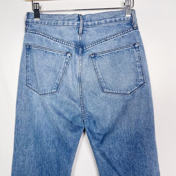 3x1 Womens 25 Shelter Austin Crop Jean Byrd High Rise Raw Frayed Hem Button Fly - Picture 6 of 13